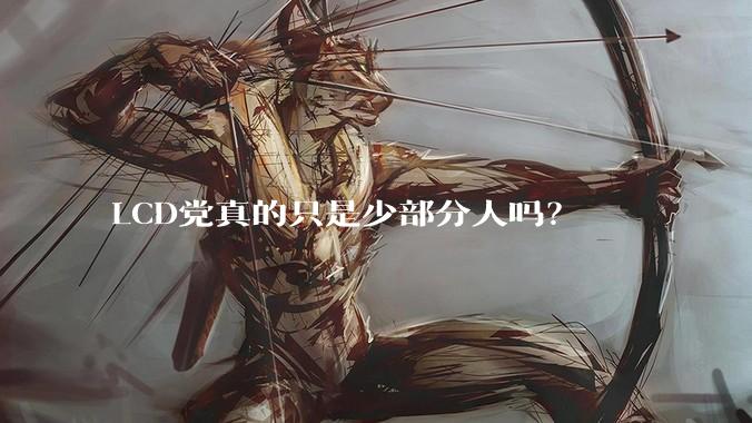LCD党真的只是少部分人吗？