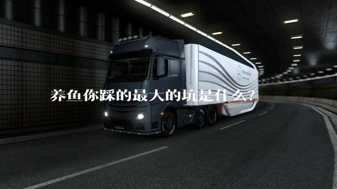 养鱼你踩的最大的坑是什么？